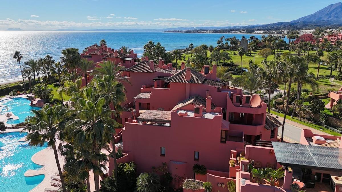 Te Huur 2 Slaapkamers Frontline Strand Complex Estepona Exterior foto